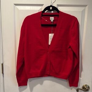A NEW DAY Women’s Red Cardigan Sweater NWT